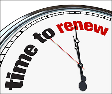 time to renew